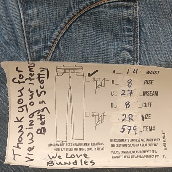 Eddie Bauer Women's Jeans Size 2R Blue - Picture 14 of 16